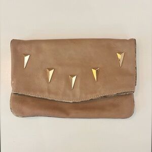 Urban Expressions Tan Clutch Bag